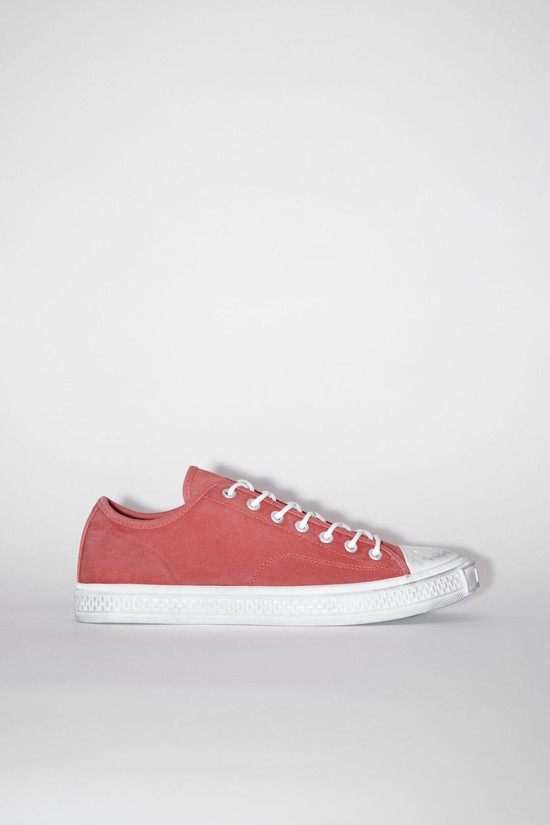 Pink / Red Acne Studios Low Top Men's Sneakers | RXDA-75029