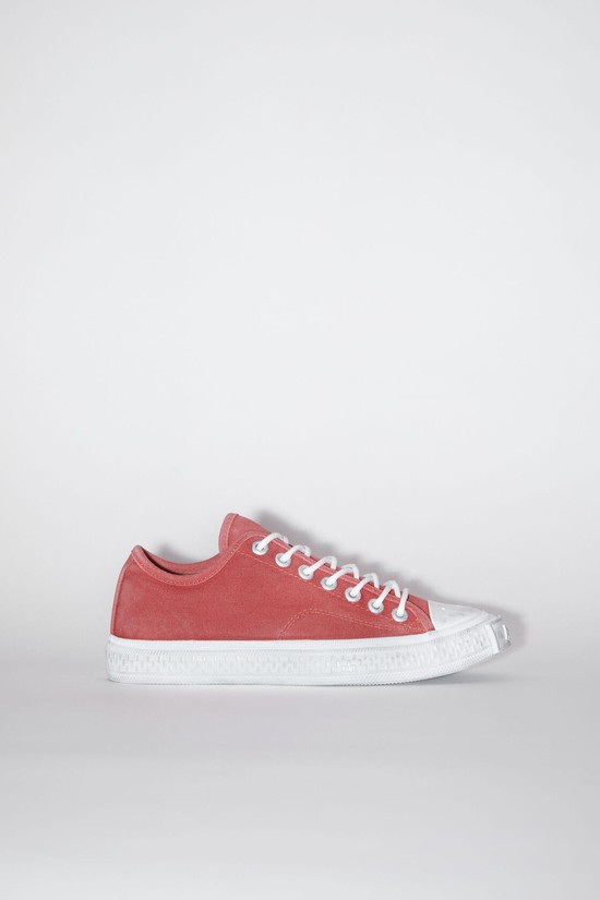 Pink / Red Acne Studios Low Top Women's Sneakers | LYGP-16482