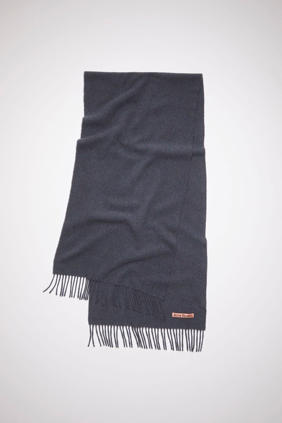 Purple Acne Studios Fringe Wool - Narrow Scarf | NJHK-50329