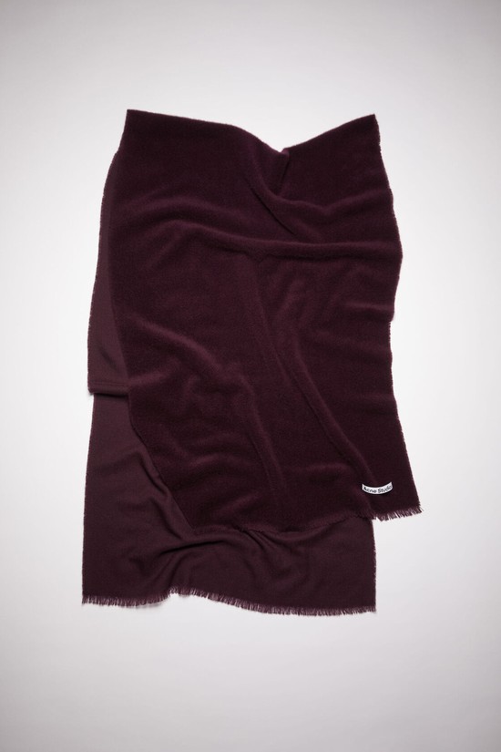 Purple Acne Studios Light Wool - Oversized Scarf | UQEX-54671