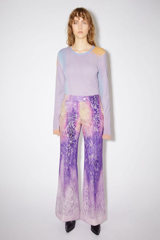 Purple Acne Studios Tailored Women's Trousers | RHJI-01285