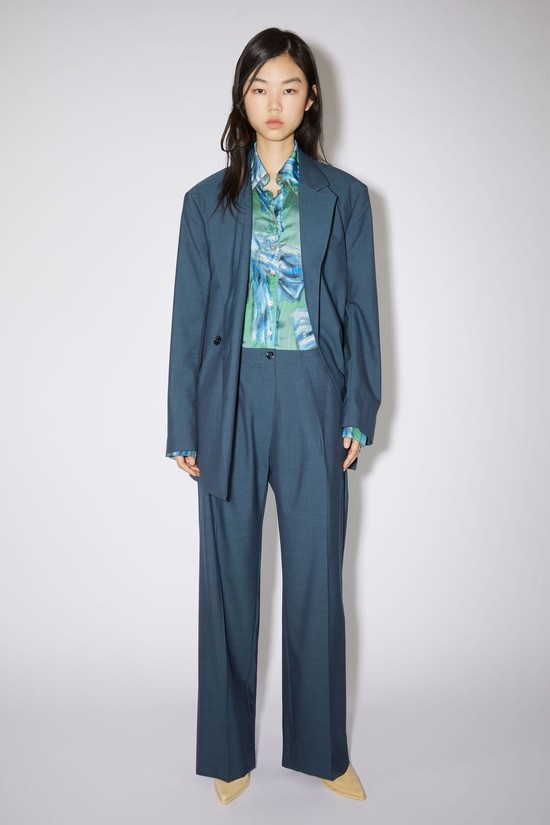 Turquoise / Blue Acne Studios Double-breasted Women's Suits | GKVS-59706