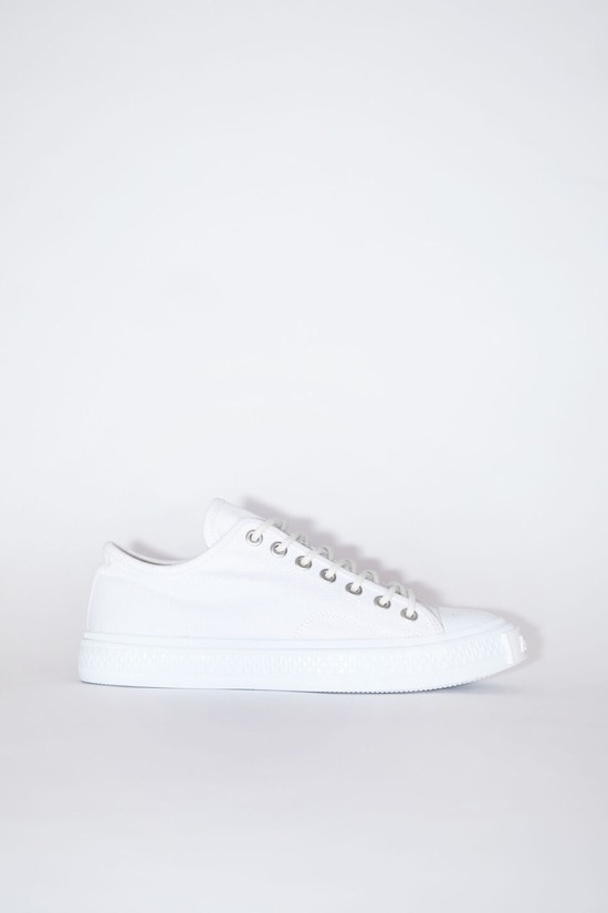 White Acne Studios Low Top Men's Sneakers | STFL-36580