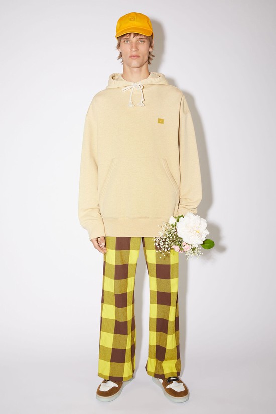 Yellow Acne Studios Hooded Men's Hoodie | VUHN-65829