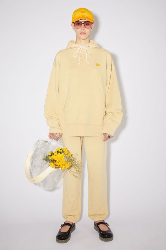 Yellow Acne Studios Hooded Women's Hoodie | NCXQ-56830