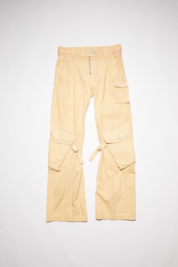 Beige Acne Studios Casual Women's Trousers | CSIY-64105