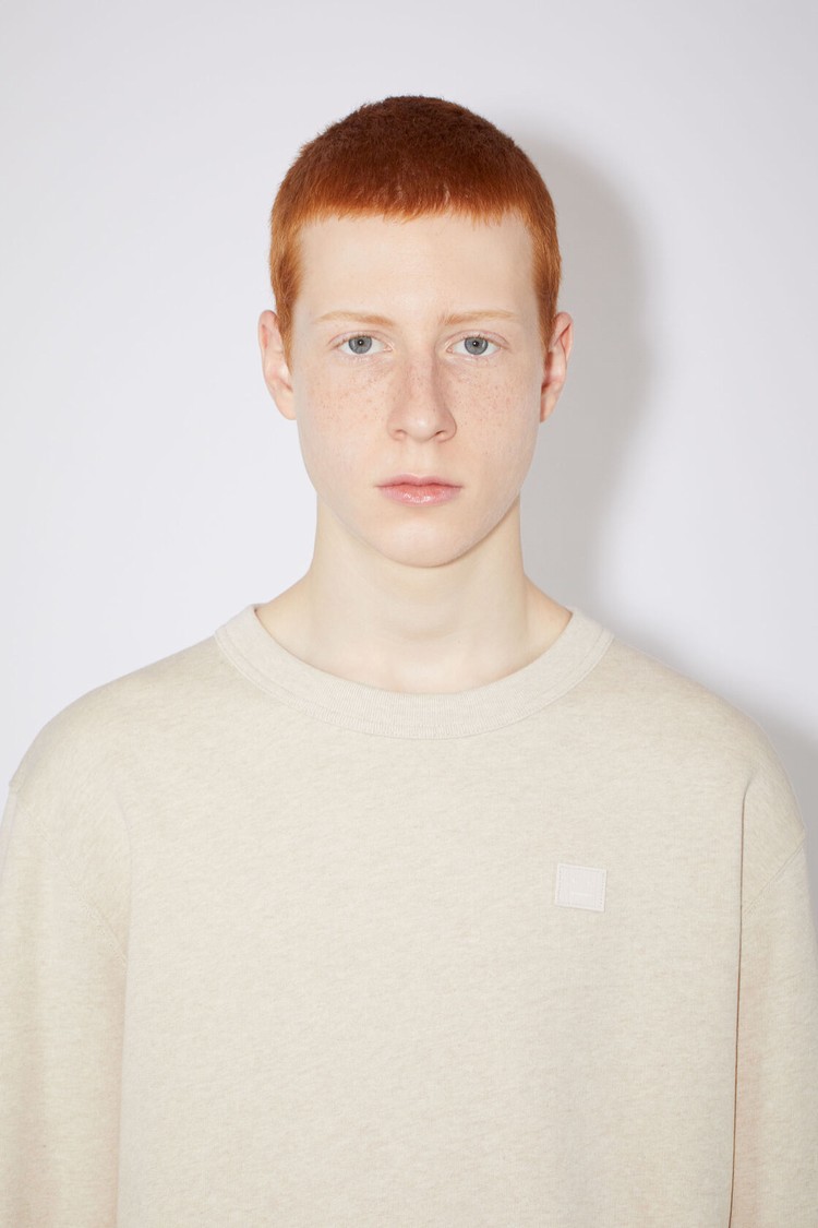 Beige Acne Studios Crew Neck Men's Sweatshirts | CMNV-09781