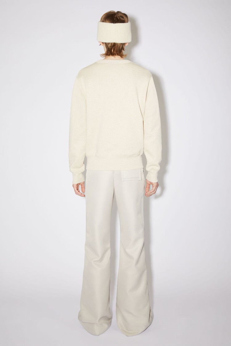 Beige Acne Studios Crew Neck Women's Sweatshirts | IRWG-39270