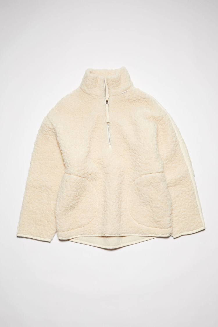 Beige Acne Studios Fleece Women's Knitwear | EDFK-60328