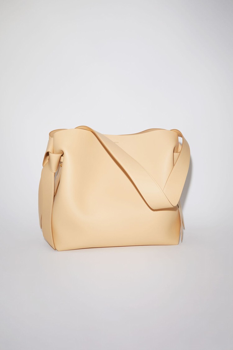 Beige Acne Studios Musubi Midi Shoulder Bag | XYLG-71904