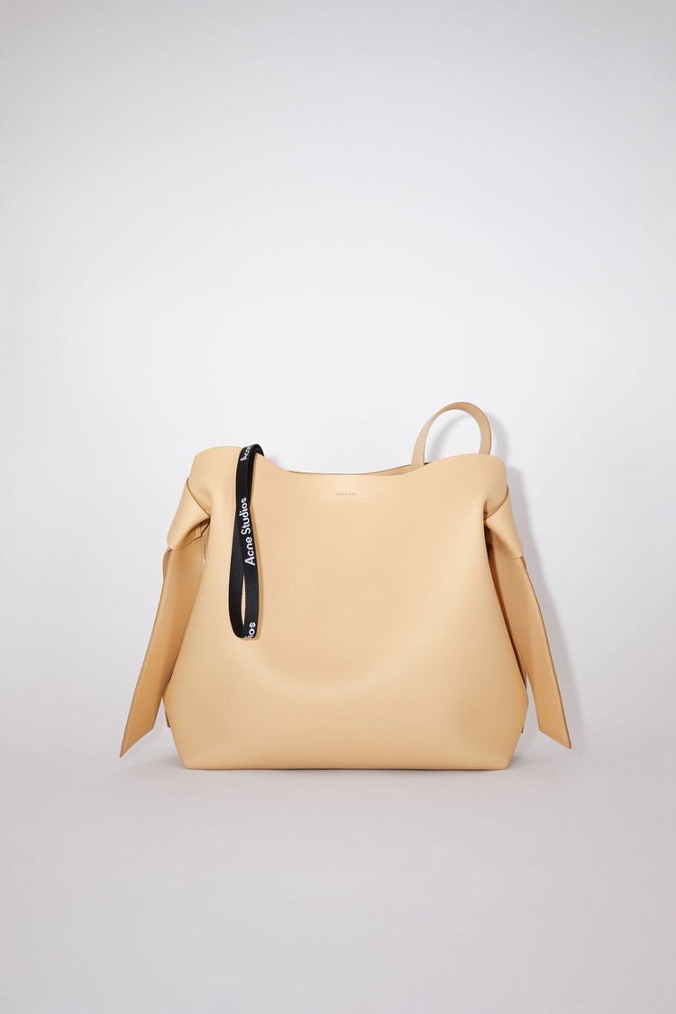 Beige Acne Studios Musubi Midi Shoulder Bag | XYLG-71904