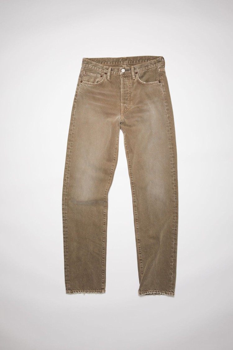 Beige Acne Studios Regular Fit -1996 Men's Jeans | AQDB-35721