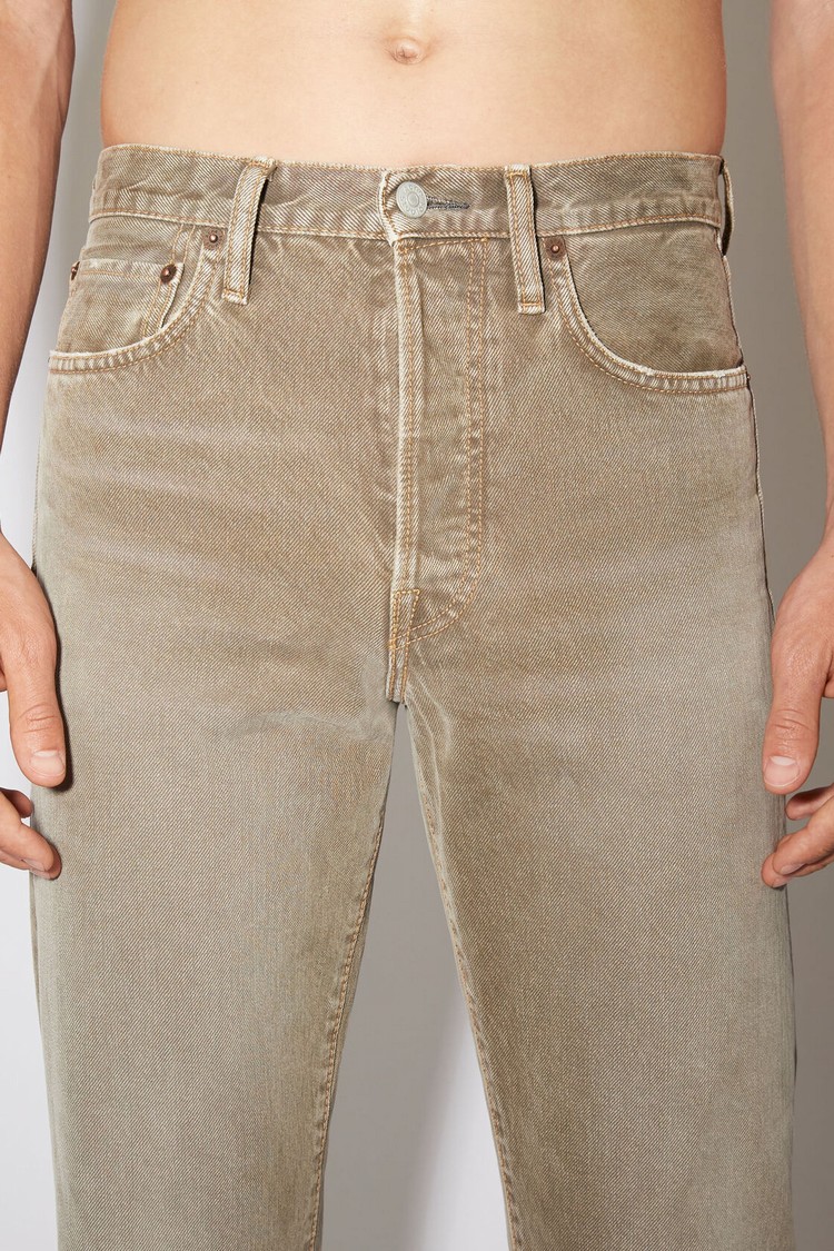 Beige Acne Studios Regular Fit -1996 Men's Jeans | AQDB-35721