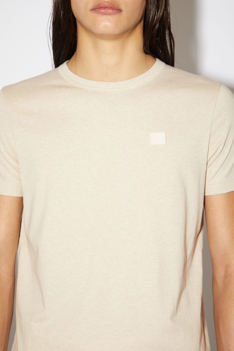 Beige Acne Studios Slim Fit Men's T Shirts | EPVL-84216