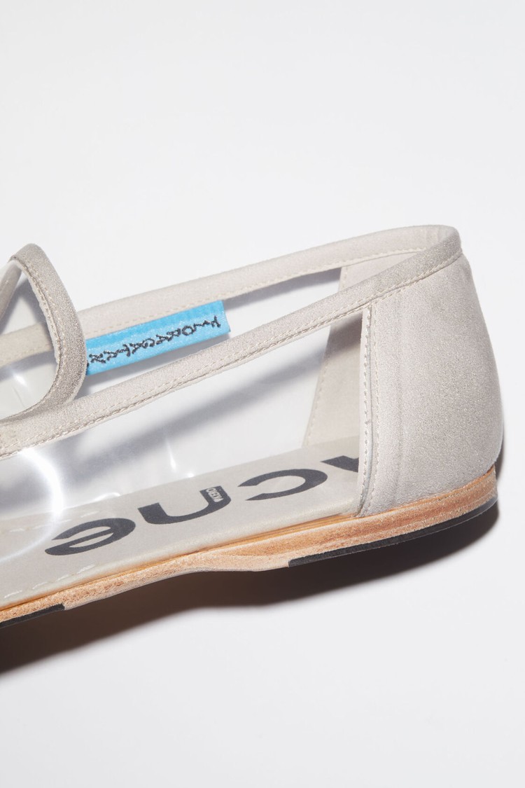 Beige Acne Studios Transparent Men's Slip On | WNBU-17689