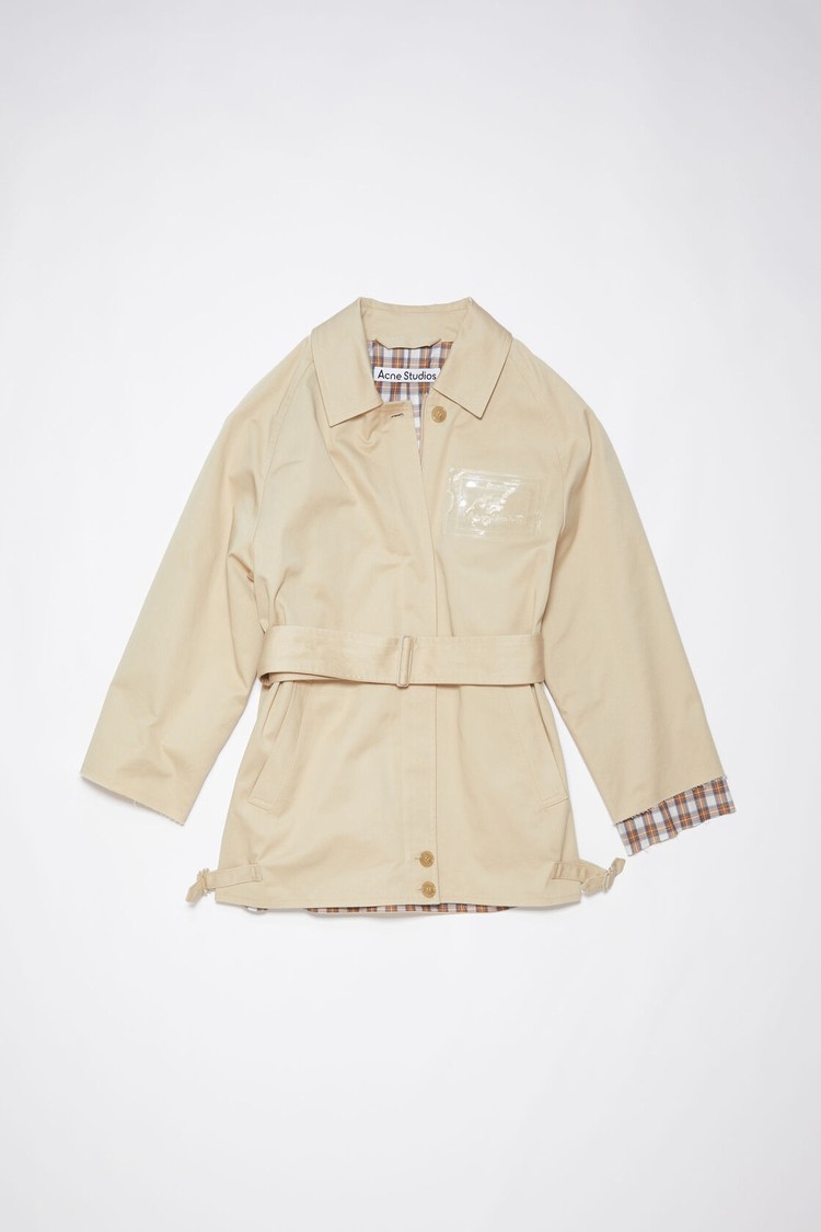 Beige Acne Studios Trench Women's Jackets | NPWR-30827