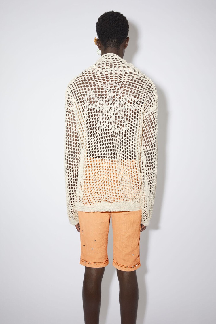 Beige Acne Studios Wool Blend Jumper Men's Knitwear | INPR-06397