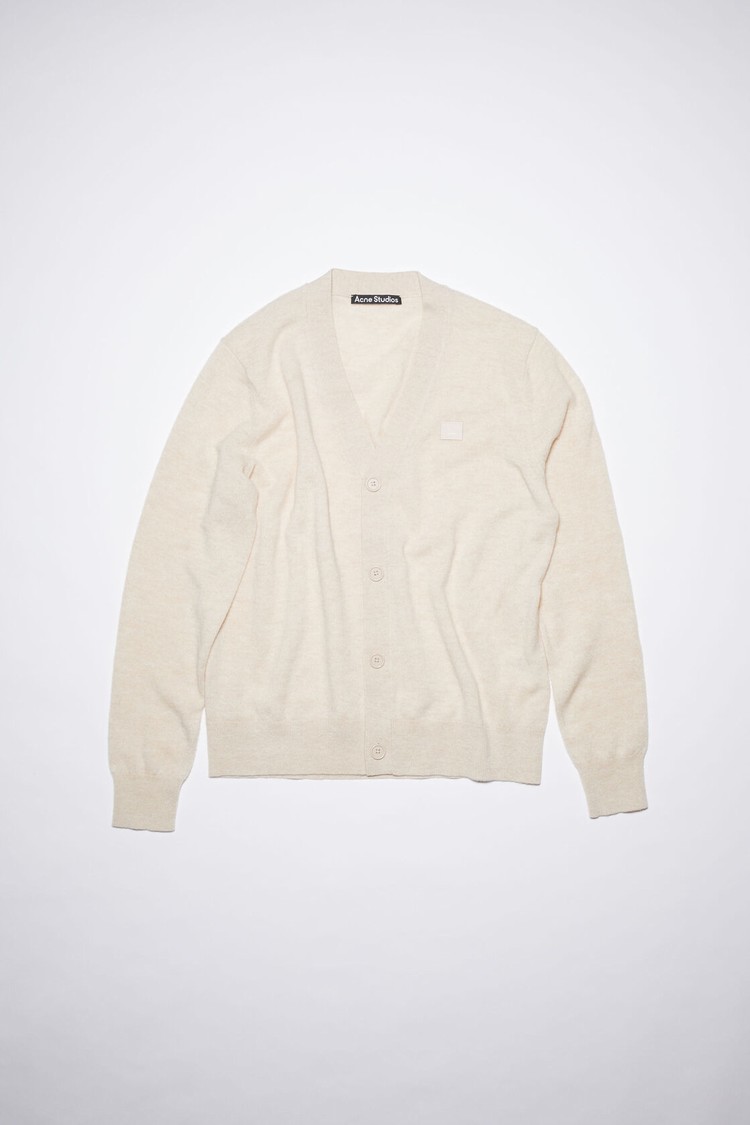 Beige Acne Studios Wool Men's Cardigan | MWNZ-59208