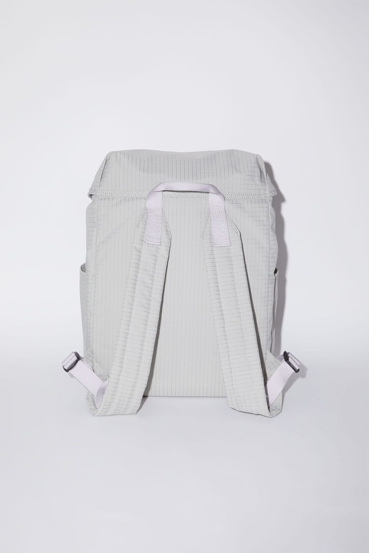 Beige / Purple Acne Studios Ripstop Nylon Backpack | ZCXA-26984