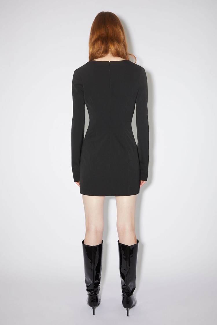 Black Acne Studios Blouse Tunic Women's Dress | LMXR-24657