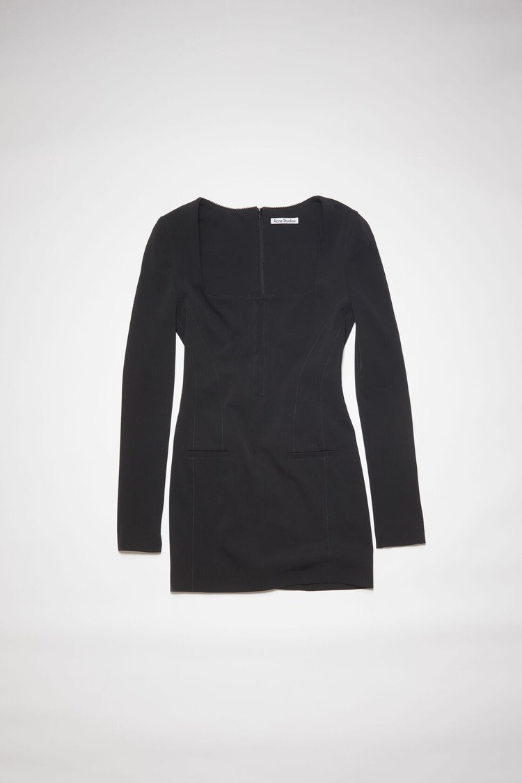 Black Acne Studios Blouse Tunic Women's Dress | LMXR-24657