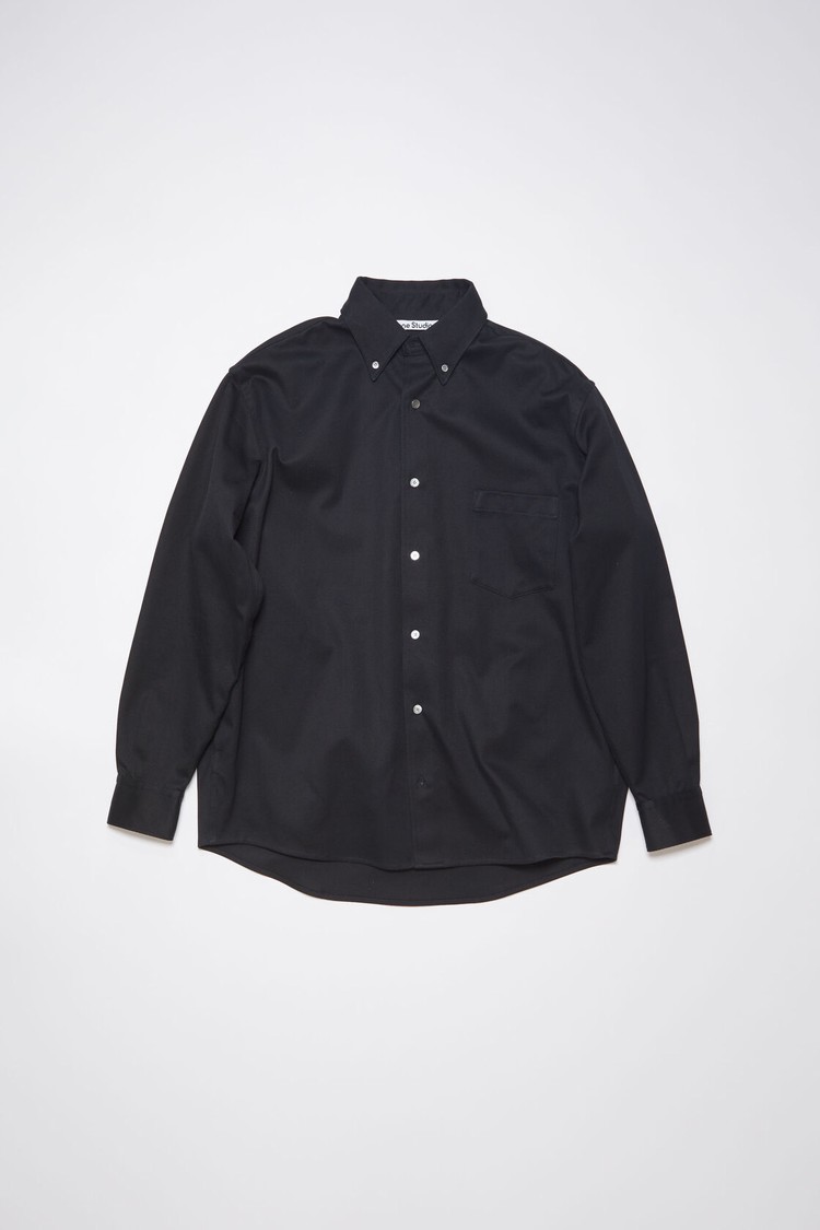 Black Acne Studios Button-up Men's Jackets | VKTA-93480