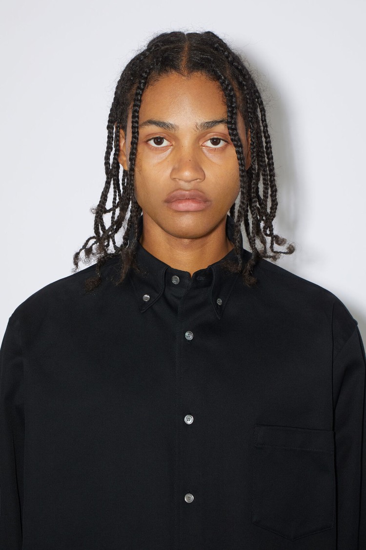 Black Acne Studios Button-up Men's Shirts | DNOG-48351