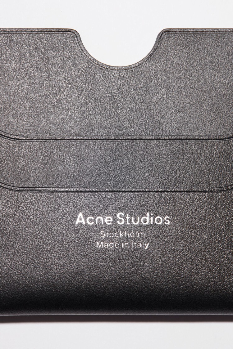 Black Acne Studios Card Holder Card Case | YPHM-42187