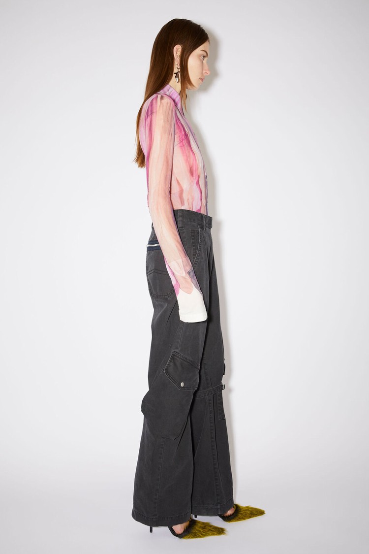 Black Acne Studios Casual Women's Trousers | NQXH-60187