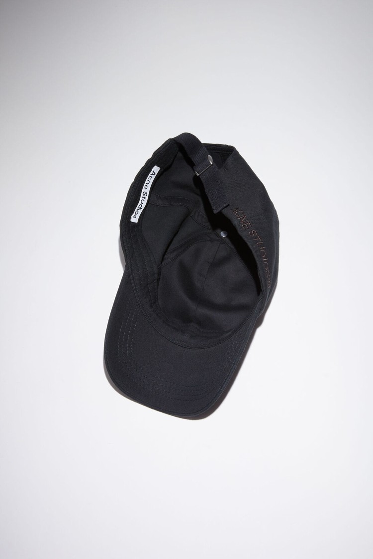 Black Acne Studios Cotton Baseball Caps | ISGJ-19532