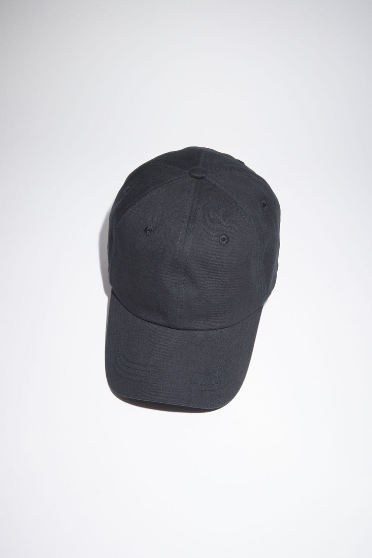 Black Acne Studios Cotton Baseball Caps | ISGJ-19532