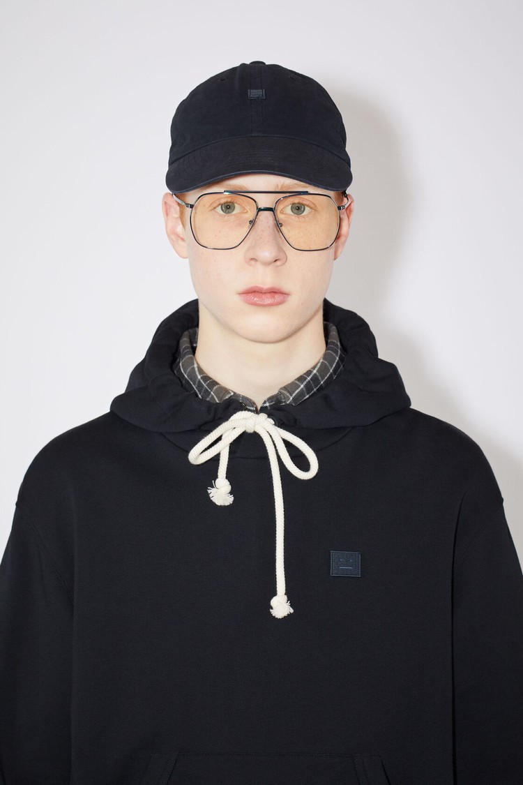 Black Acne Studios Cotton Baseball Caps | KECQ-69804