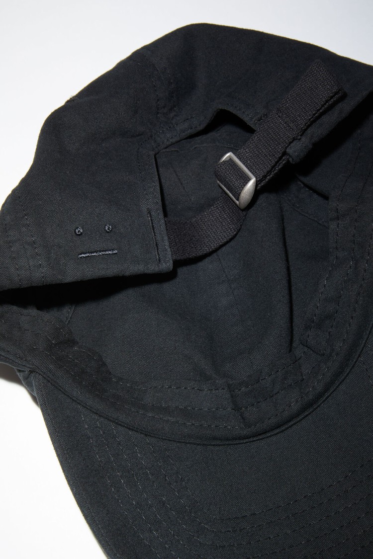 Black Acne Studios Cotton Baseball Caps | KECQ-69804