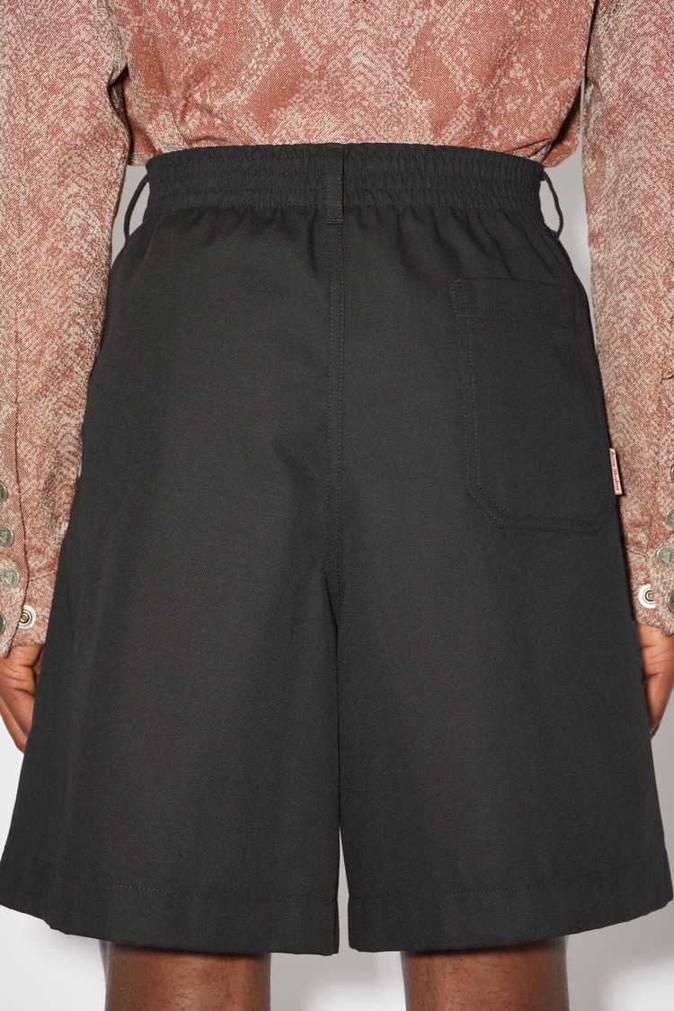 Black Acne Studios Cotton Blend Men's Shorts | HNIM-98406