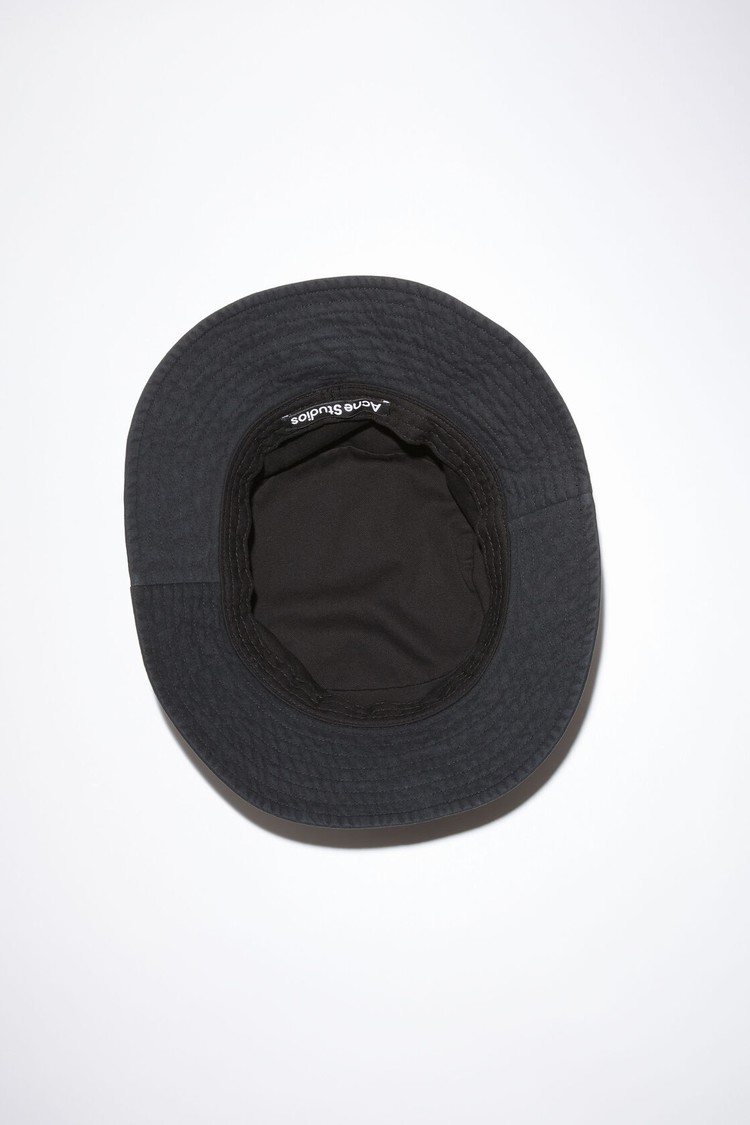 Black Acne Studios Cotton Bucket Hats | NEBY-25147