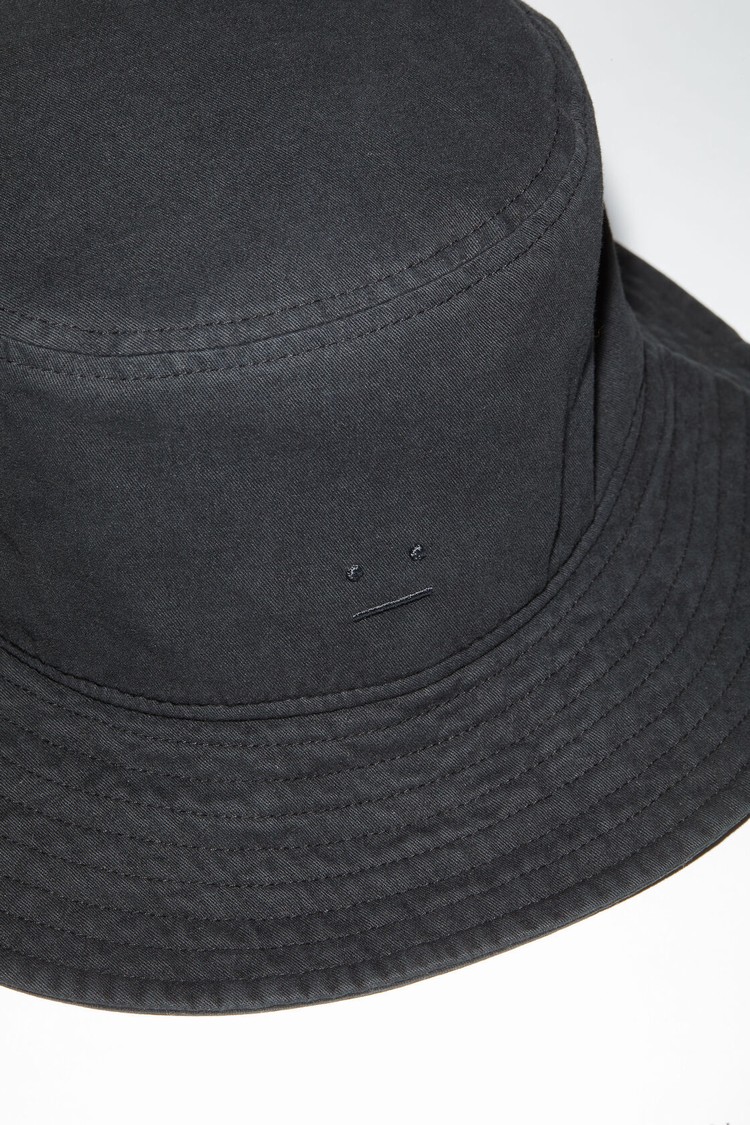 Black Acne Studios Cotton Bucket Hats | NEBY-25147