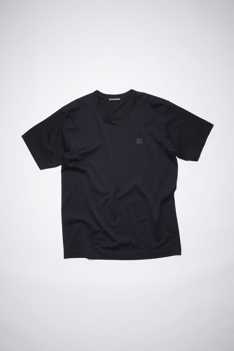 Black Acne Studios Crew Neck Men's T Shirts | VHNX-78453