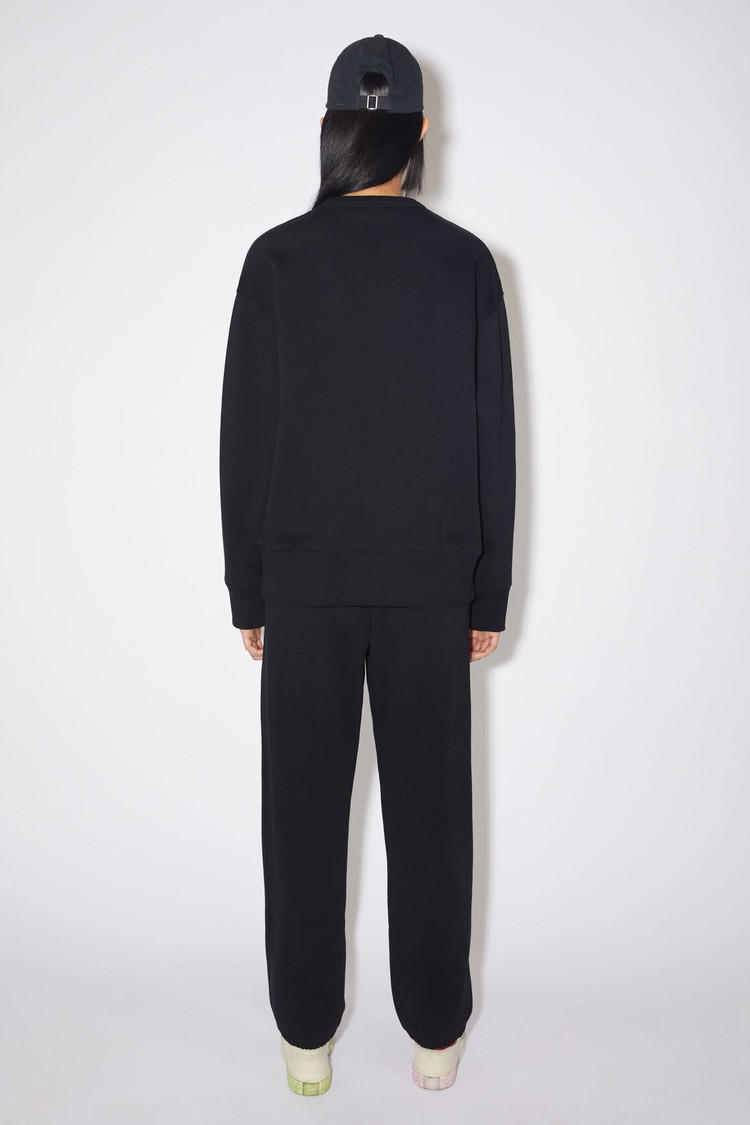 Black Acne Studios Crew Neck Women's Sweatshirts | ZOYL-89657