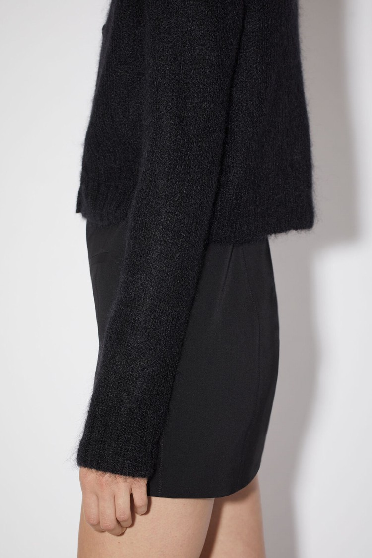 Black Acne Studios Cropped Women's Cardigan | VFRO-60154