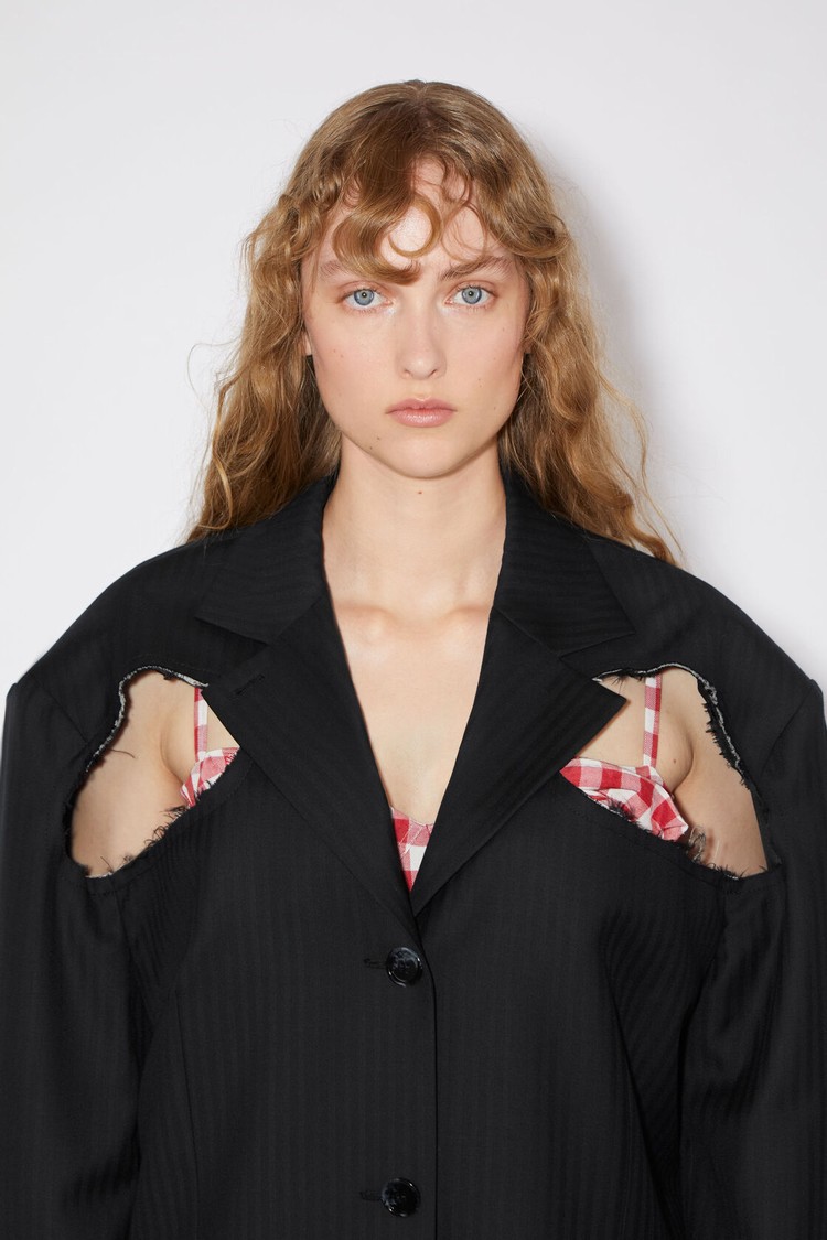 Black Acne Studios Deconstructed Women's Suits | YFNQ-19876