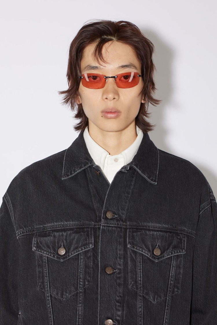 Black Acne Studios Denim Men's Jackets | GJZP-03956