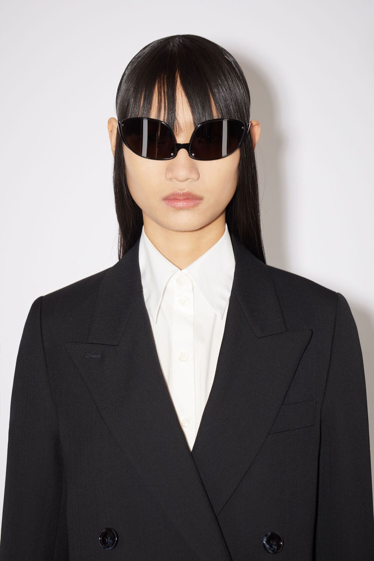 Black Acne Studios Double-breasted Women's Suits | BGKP-61978