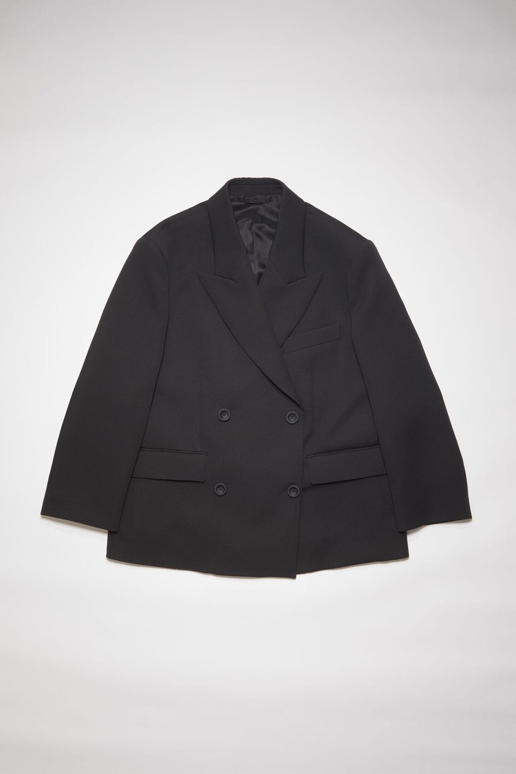 Black Acne Studios Double-breasted Women's Suits | BVRU-57689