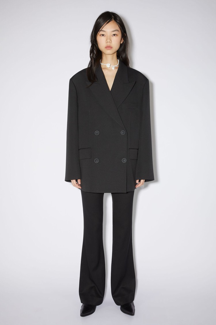 Black Acne Studios Double-breasted Women\'s Suits | BVRU-57689