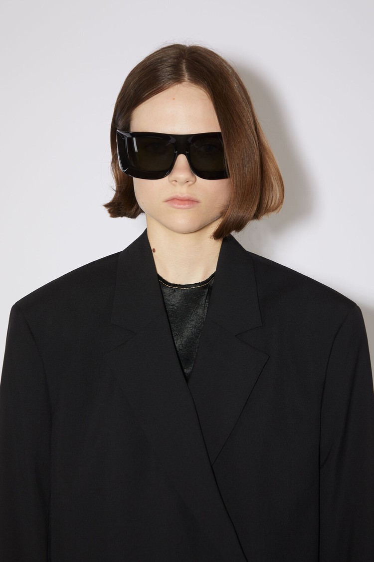 Black Acne Studios Double-breasted Women's Suits | RYJA-75208