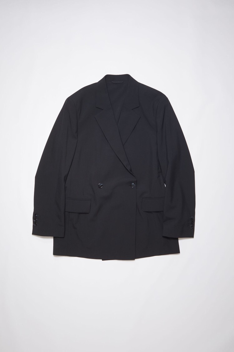 Black Acne Studios Double-breasted Women's Suits | RYJA-75208