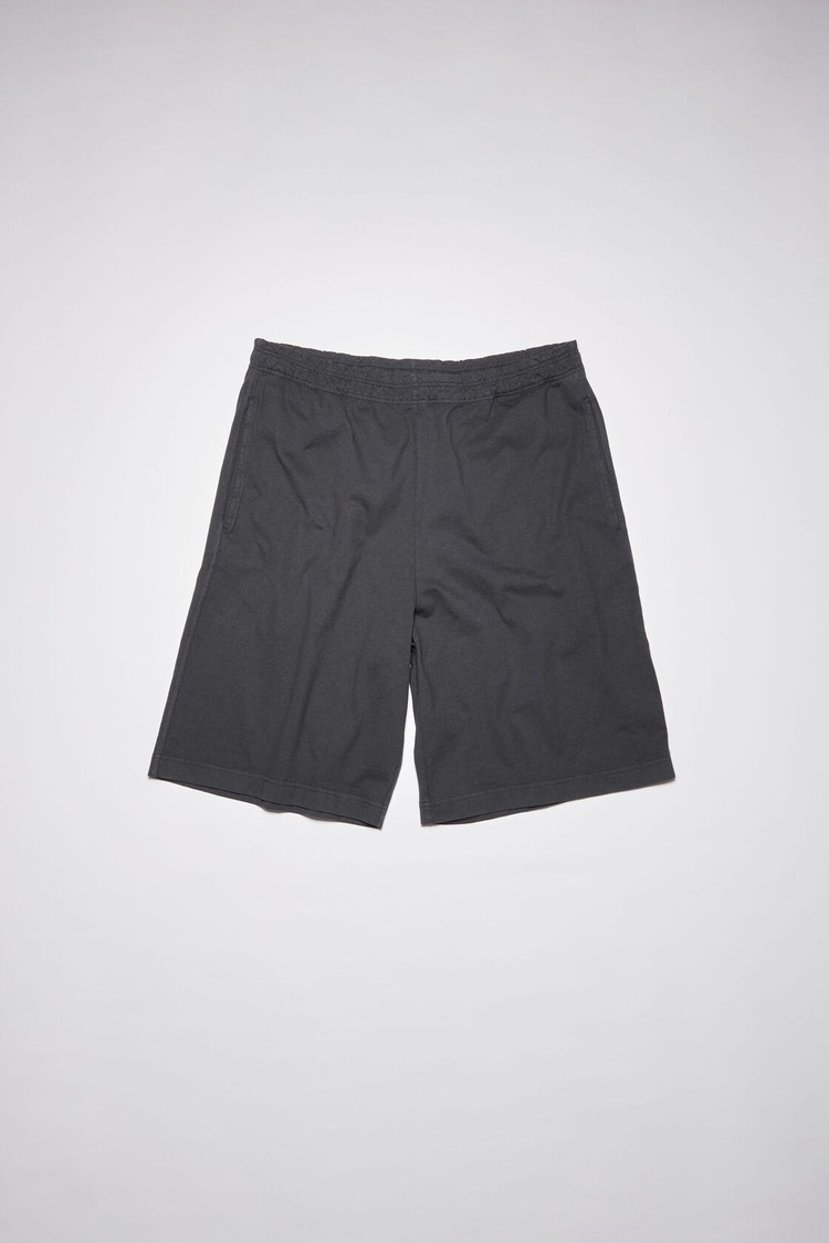 Black Acne Studios Elastic Waist Men's Shorts | YKMZ-40832