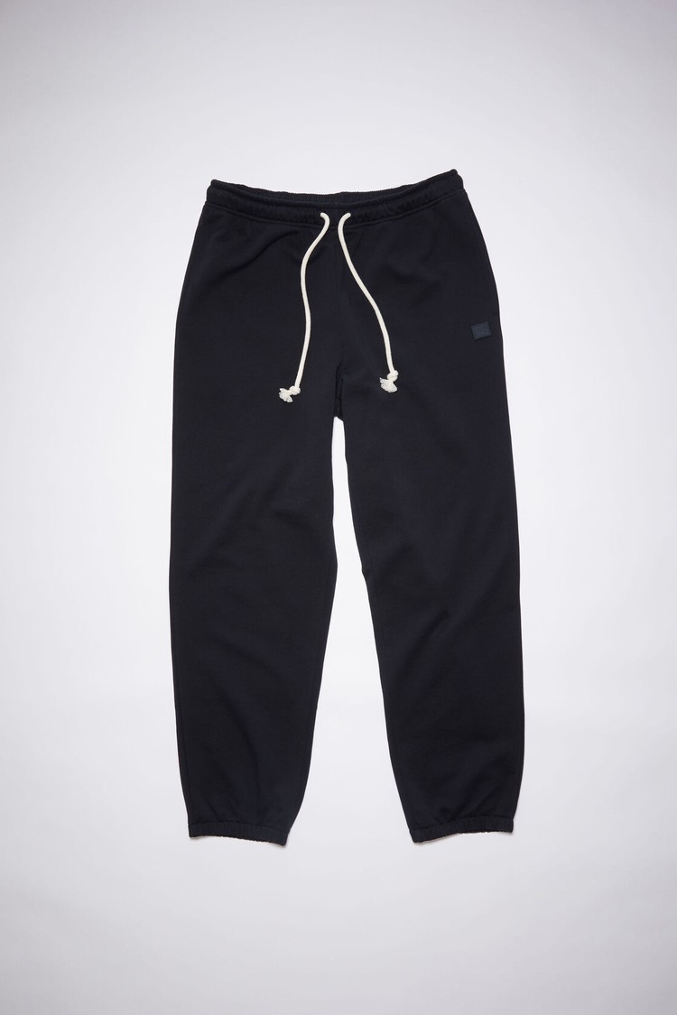 Black Acne Studios Fleece Men's Sweatpants | GLFM-65814