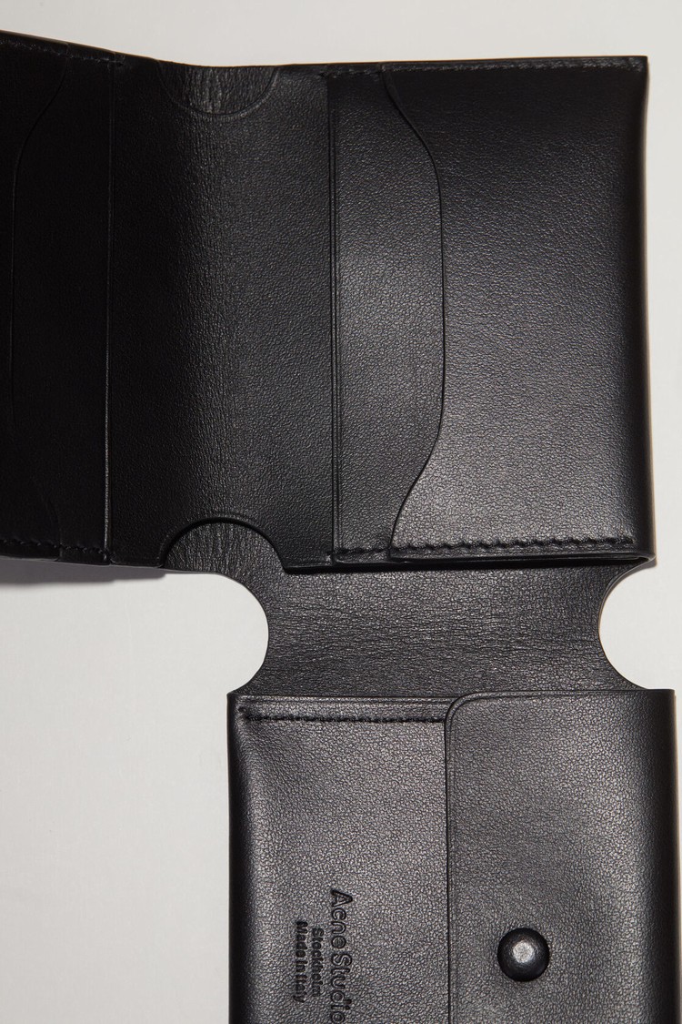 Black Acne Studios Folded Card Wallet | BRUQ-54198