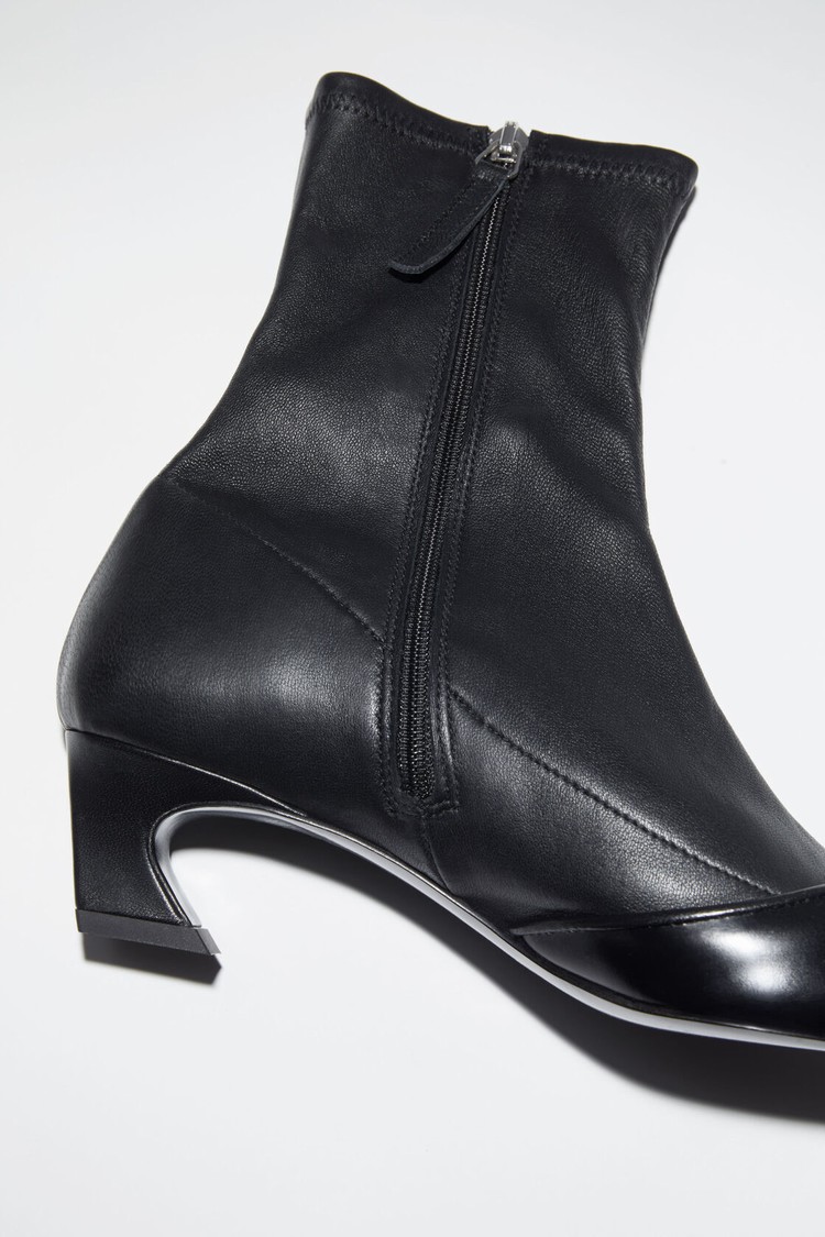 Black Acne Studios Heeled Women's Ankle Boots | TOMQ-97012